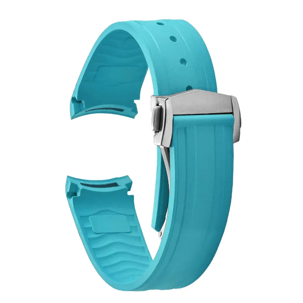 FKM Rubber Watch Strap 20mm – Compatible with Seamaster 300-Straptique-Viva Timepiece