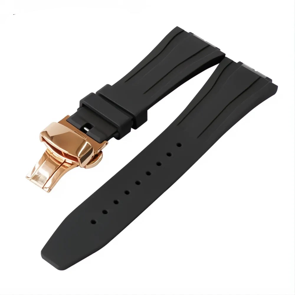 Fluororubber Sport Watch Band Compatible with GA2100 GM2100 GM-5600 Series-VivaStraps-Viva Timepiece