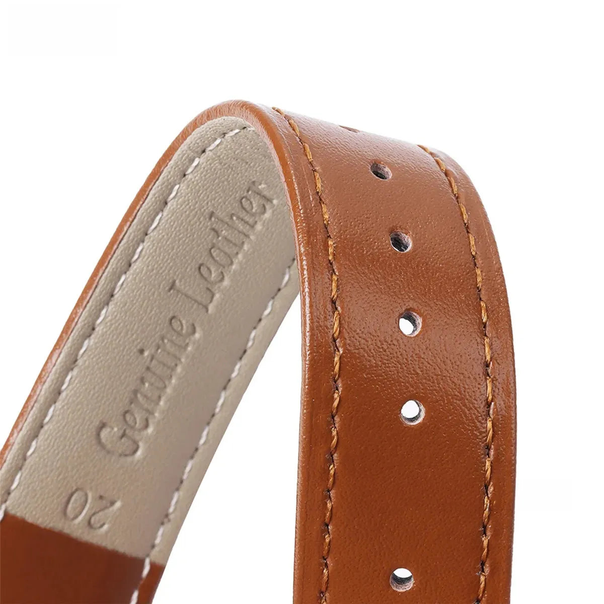 Genuine Calfskin Leather Watch Strap 12mm–24mm – Universal Fit