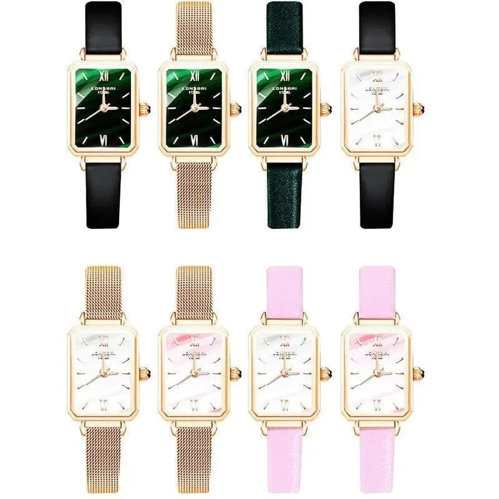 Genuine Leather Strap with Silver, Rose Gold Buckle – 16mm/ 18mm / 20mm / 22mm-VivaStraps-Viva Timepiece