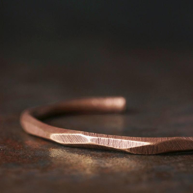 Hammered Handcraft Pure Copper Bangle Bracelet - Jewelry - Viva Timepiece - Viva Timepiece