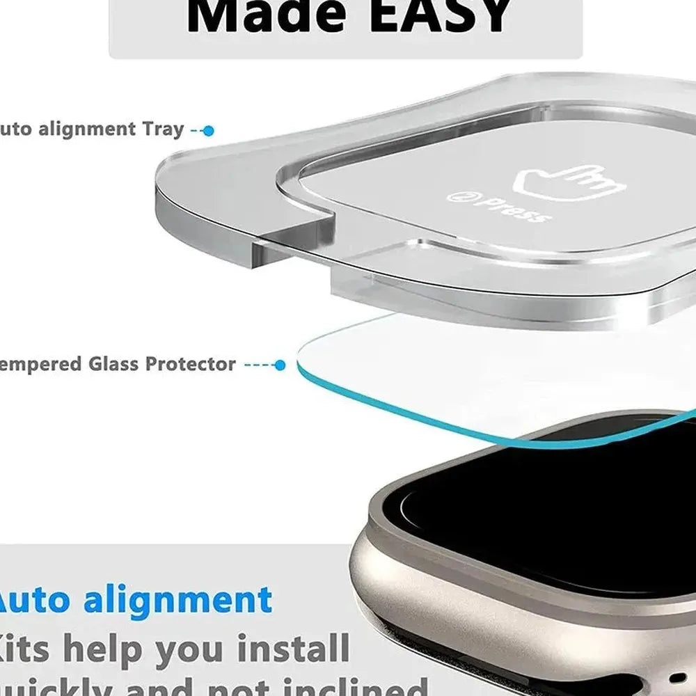 HD Tempered Glass Screen Protector Compatible with Apple Watch Ultra 49mm