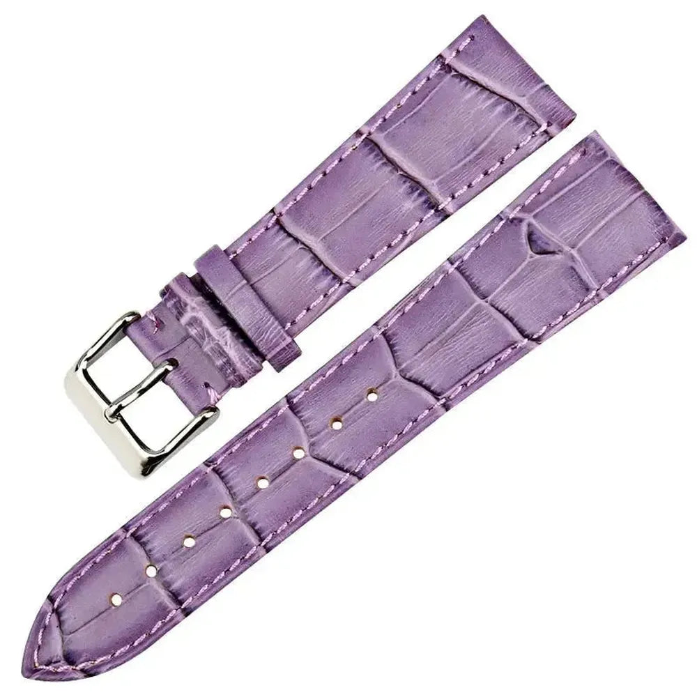 Cow Leather Watch Strap with Pin Buckle – 12mm to 22mm-Straptique-Viva Timepiece