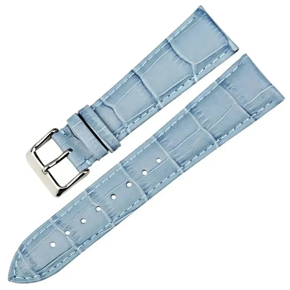 Cow Leather Watch Strap with Pin Buckle – 12mm to 22mm-Straptique-Viva Timepiece