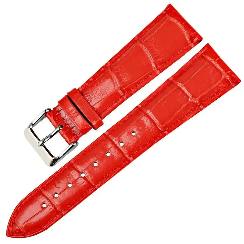 Cow Leather Watch Strap with Pin Buckle – 12mm to 22mm-Straptique-Viva Timepiece