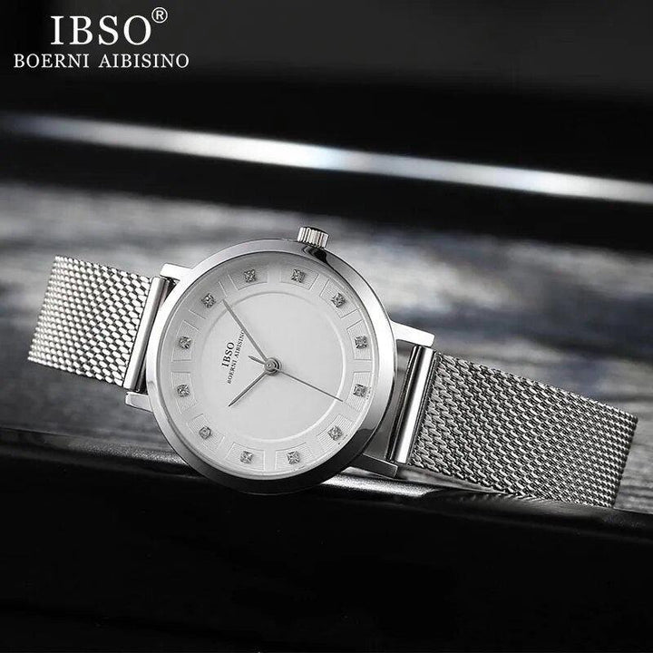IBSO Crystal Quartz Watch Women Gifts Set - Watches - Viva Timepiece