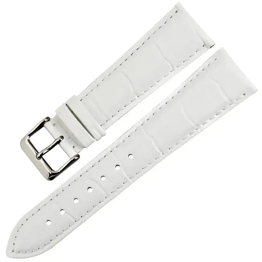 Cow Leather Watch Strap with Pin Buckle – 12mm to 22mm-Straptique-Viva Timepiece