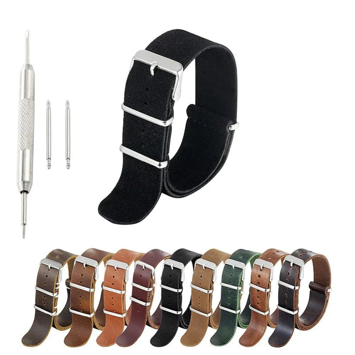 High-Quality Genuine Leather Replacement Watch Bands - Watch Accessories - Viva Timepiece