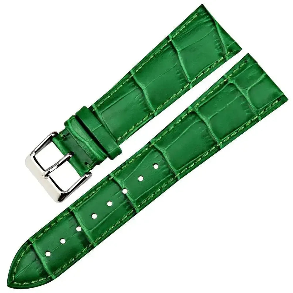 Cow Leather Watch Strap with Pin Buckle – 12mm to 22mm-Straptique-Viva Timepiece