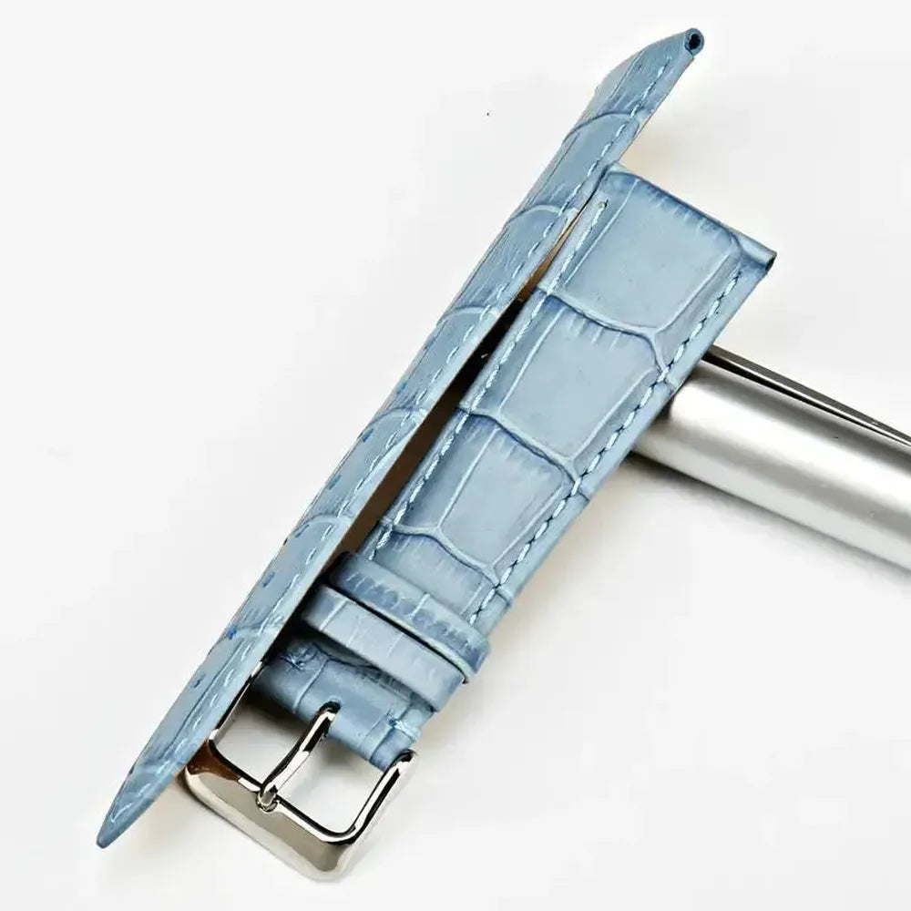 Cow Leather Watch Strap with Pin Buckle – 12mm to 22mm-Straptique-Viva Timepiece