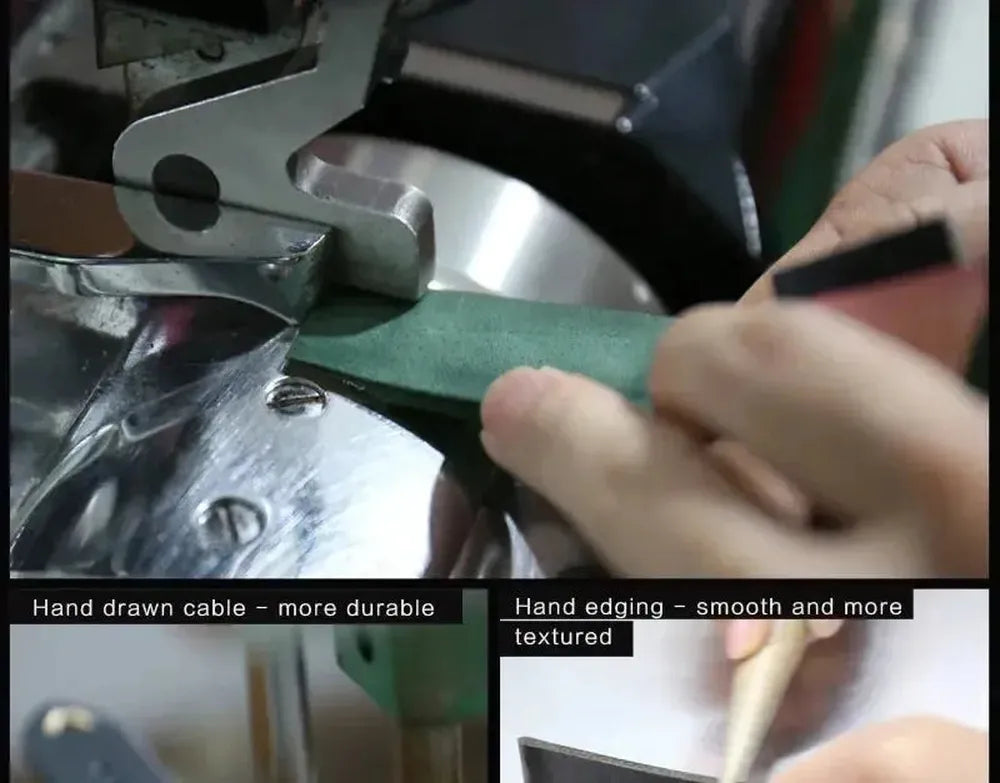 Handmade Italian Leather Watch Strap – Vintage Cowhide Band with Pin Buckle (18mm–21mm)-Straptique-Viva Timepiece