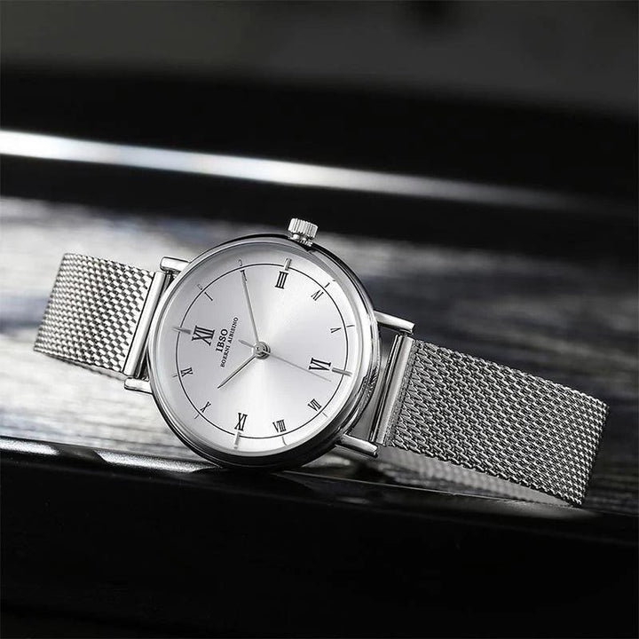 IBSO 36WA Geneva Mesh Bracelet Women Quartz Watches - Watches - Viva Timepiece