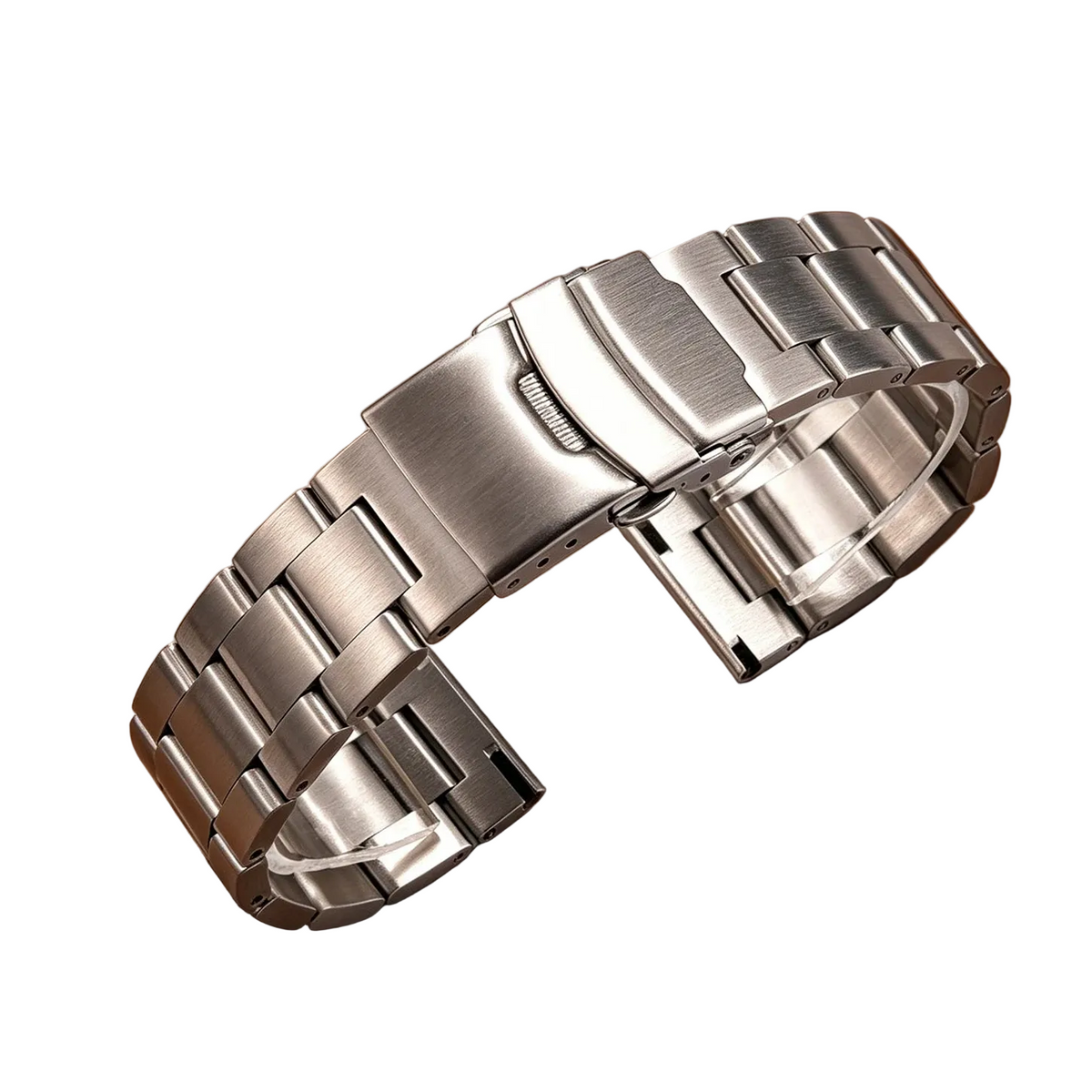 Heavy-Duty Quick Release Stainless Steel Oyster Watch Bracelet