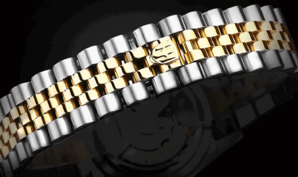 Holuns Automatic 36mm / 41mm Classic Dress Watch – Fluted Bezel, Sapphire, Jubilee Bracelet-Holuns-Viva Timepiece