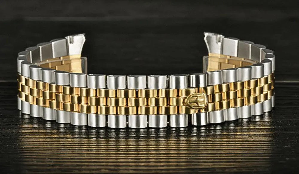 Holuns Automatic 36mm / 41mm Classic Dress Watch – Fluted Bezel, Sapphire, Jubilee Bracelet-Holuns-Viva Timepiece