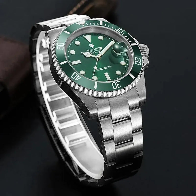Holuns Submariner-Style 41mm Automatic Homage Watch-Holuns-Viva Timepiece