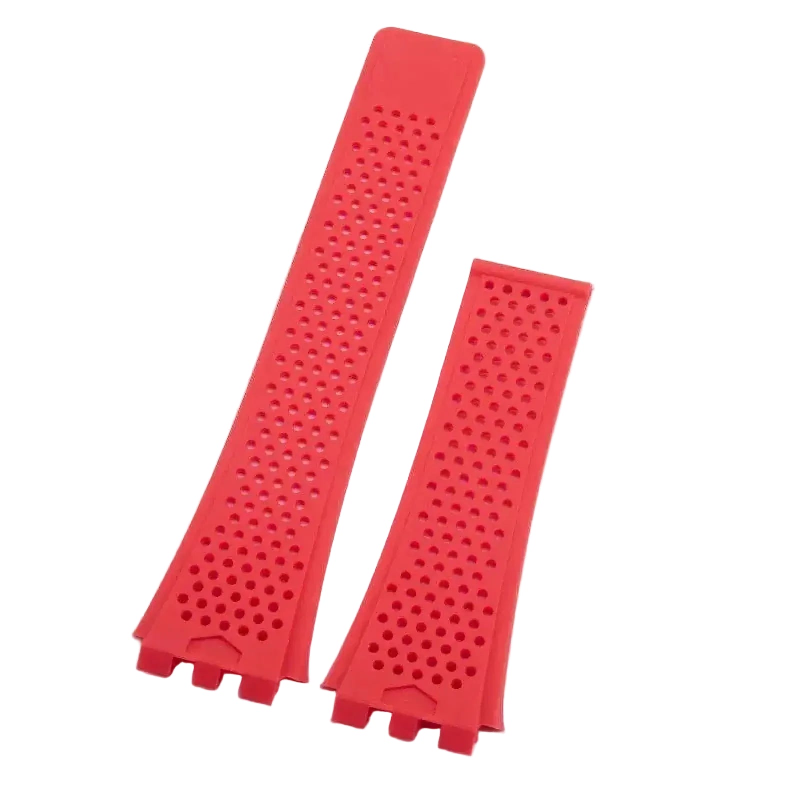 Integrated Convex-End Silicone Watch Strap – 28x22mm-VivaStraps-Viva Timepiece