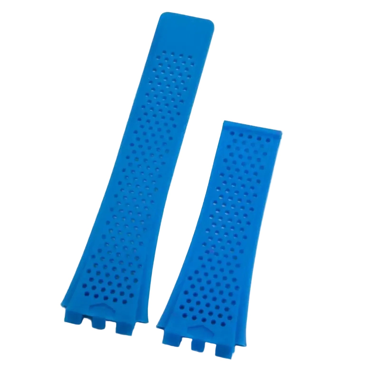 Integrated Convex-End Silicone Watch Strap – 28x22mm-VivaStraps-Viva Timepiece
