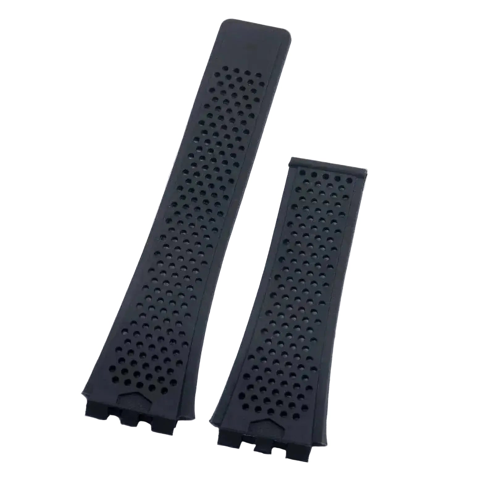 Integrated Convex-End Silicone Watch Strap – 28x22mm-VivaStraps-Viva Timepiece