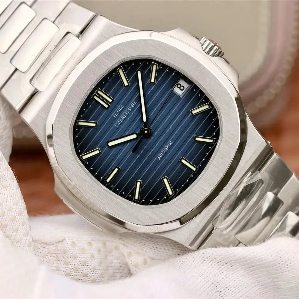 LGXIGE 40mm Nautilus-Style Automatic Homage Watch – Miyota 8215-LGXIGE-Viva Timepiece