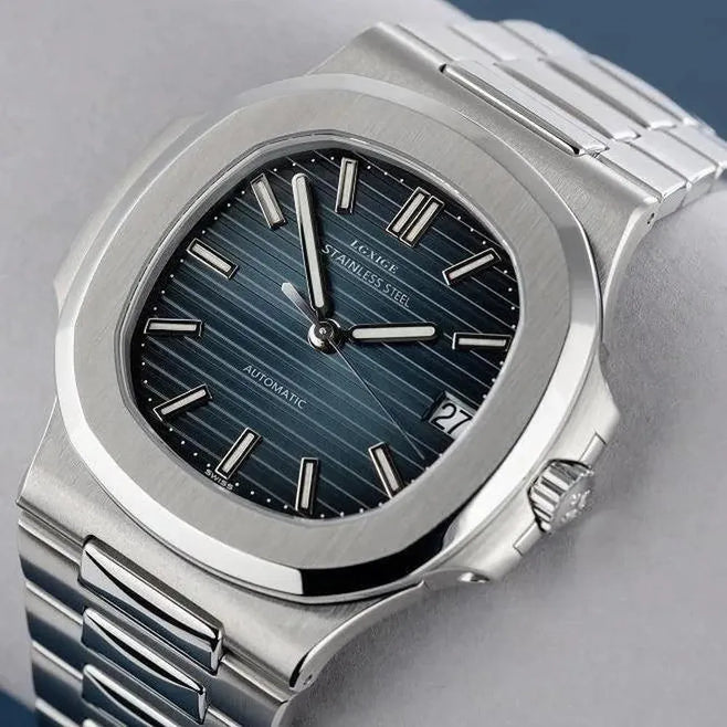 LGXIGE 40mm Nautilus-Style Automatic Homage Watch – Miyota 8215-LGXIGE-Viva Timepiece