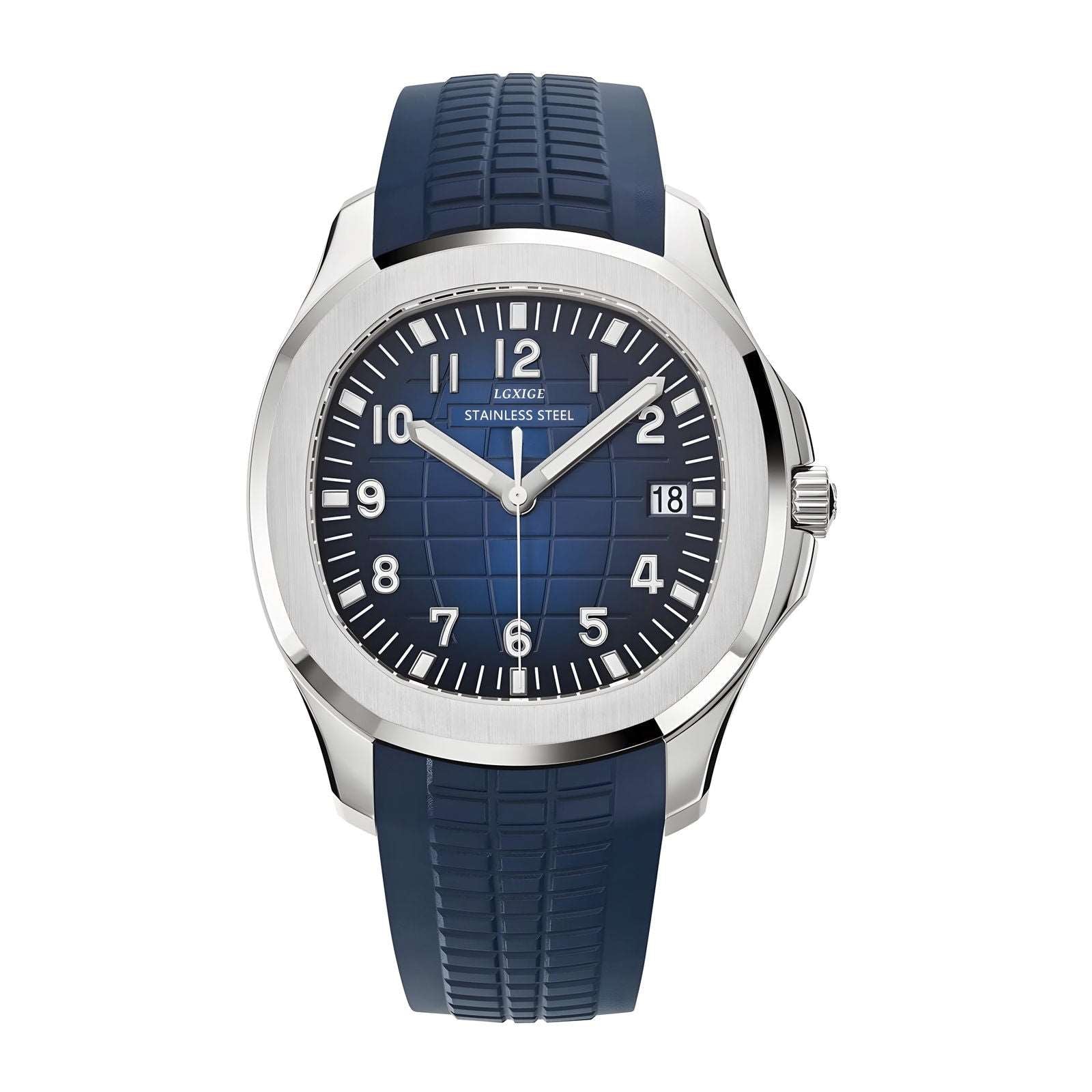 Lgxige Aquanaut Quartz Japan Miyota Homage Watches Blue - LGXIGE | Viva Timepiece