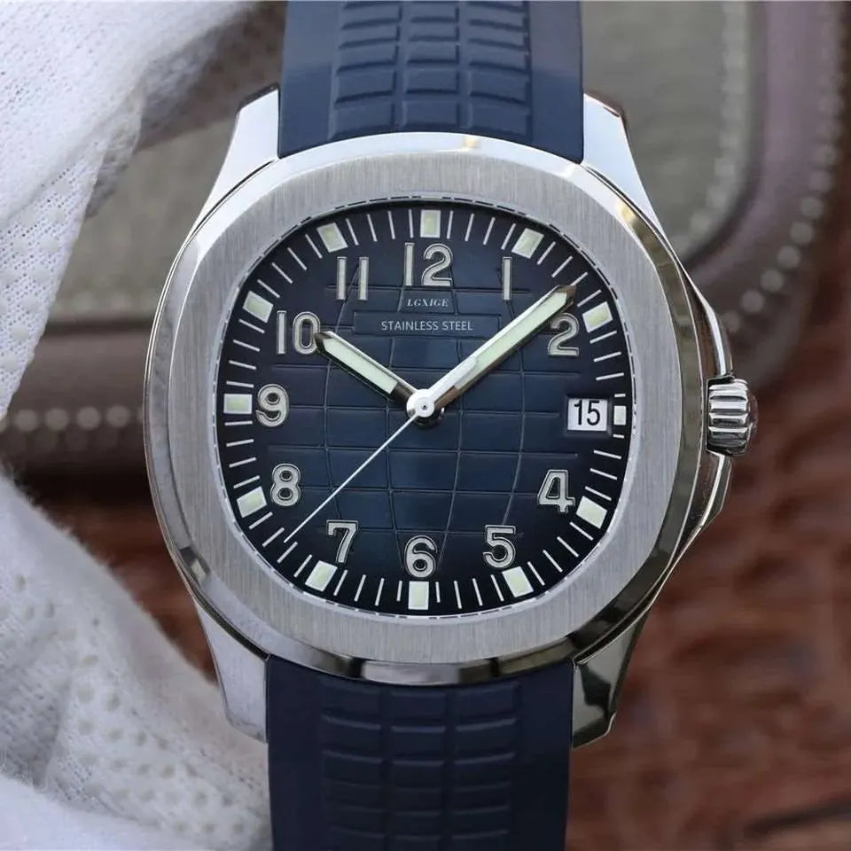 LGXIGE 41mm Aquanaut-Style Quartz Homage Watch-LGXIGE-Viva Timepiece