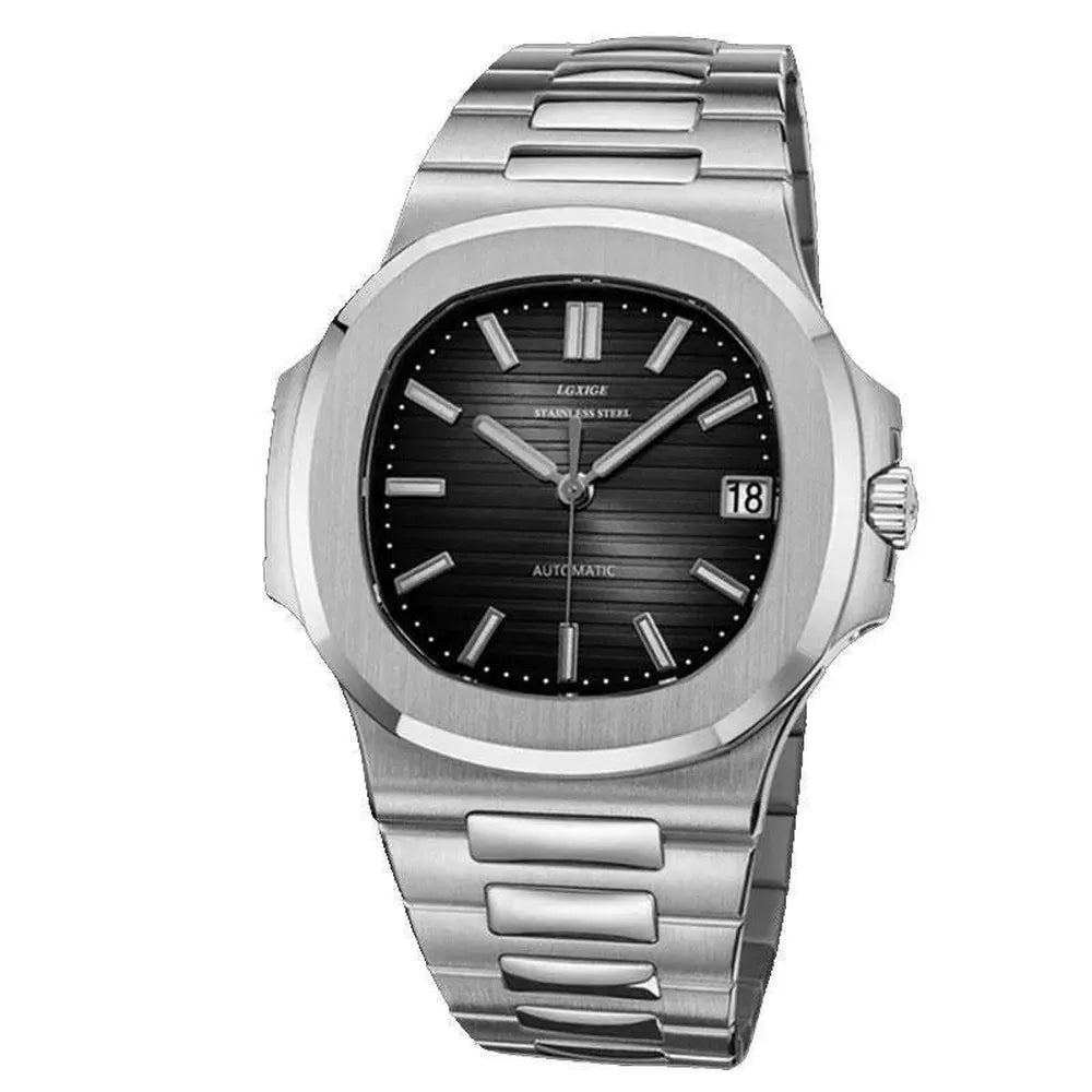 LGXIGE 41mm Automatic Integrated Stainless Steel Watch – Sapphire Crystal, 316L Steel-LGXIGE-Viva Timepiece