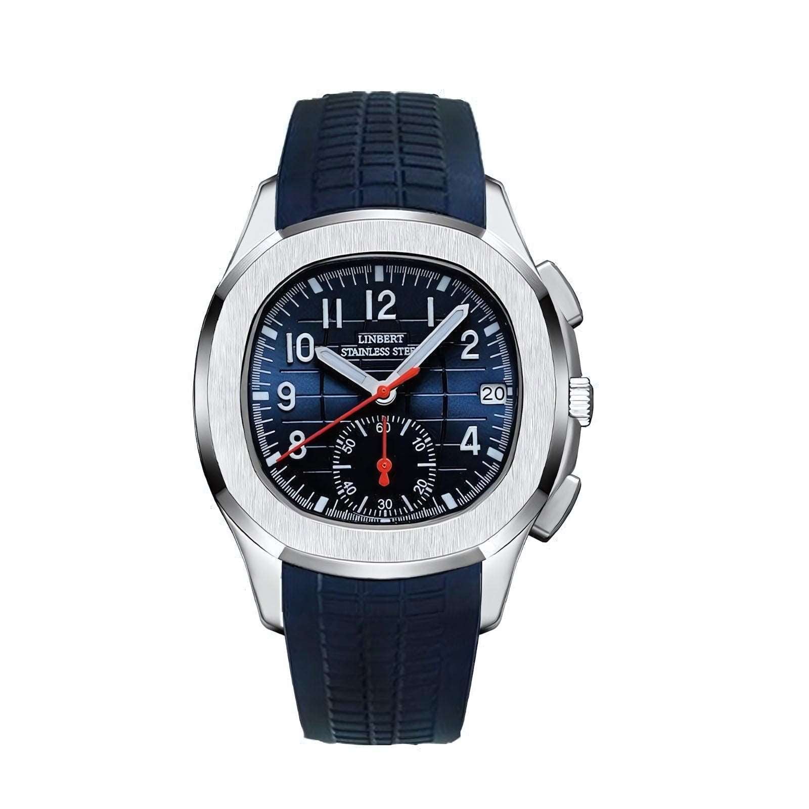 Linbert Aquanaut Quartz Sub-Dial Homage Watches Navy - LINBERT | Viva Timepiece