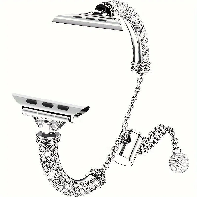 Luxury Rhinestone Bling Bangle Band Compatible with Apple Watch 38–41mm