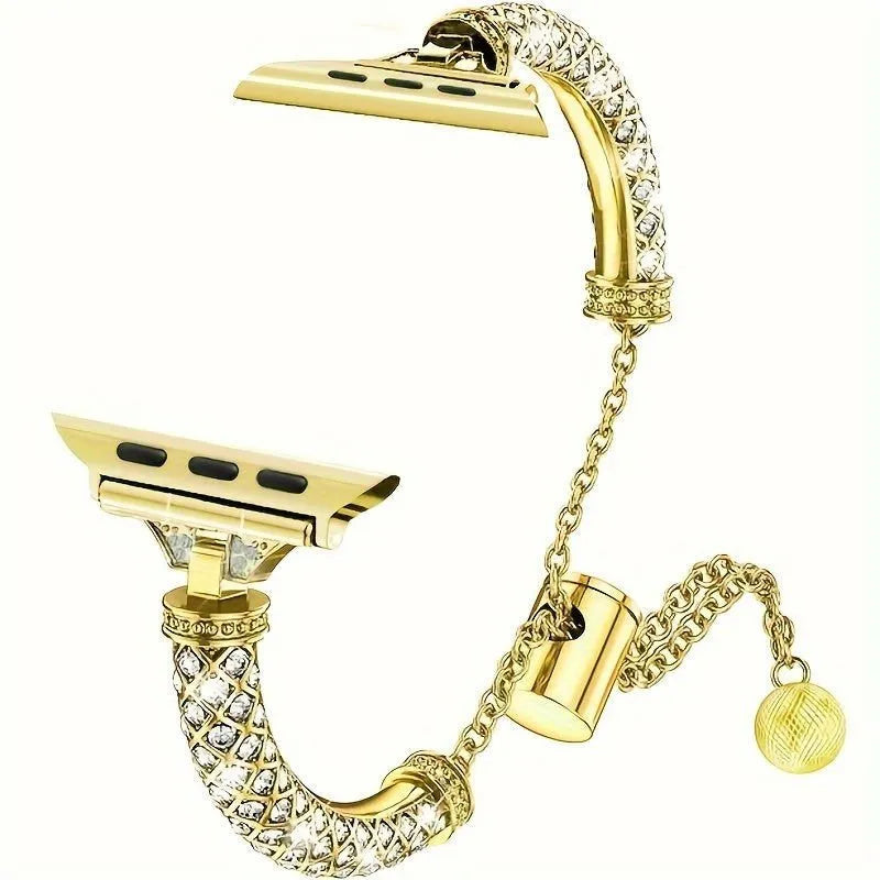 Luxury Rhinestone Bling Bangle Band Compatible with Apple Watch 38–41mm