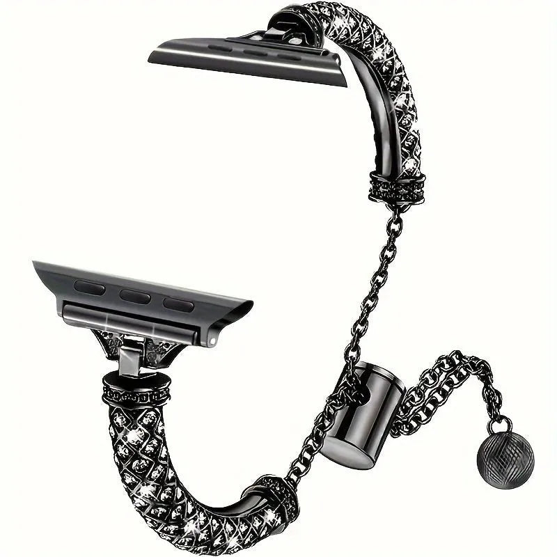 Luxury Rhinestone Bling Bangle Band Compatible with Apple Watch 38–41mm