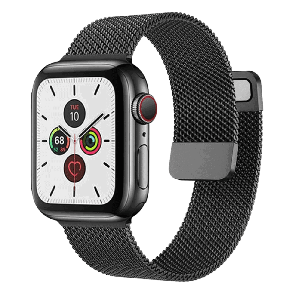 Magnetic Milanese Mesh Loop Strap Compatible with Apple Watch 38mm–49mm