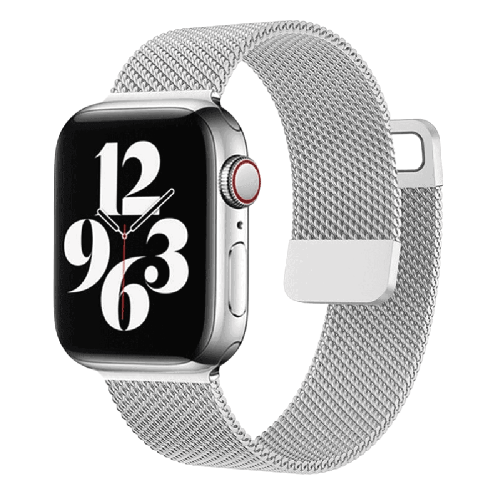 Magnetic Milanese Mesh Loop Strap Compatible with Apple Watch 38mm–49mm