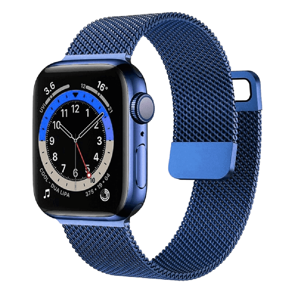 Magnetic Milanese Mesh Loop Strap Compatible with Apple Watch 38mm–49mm