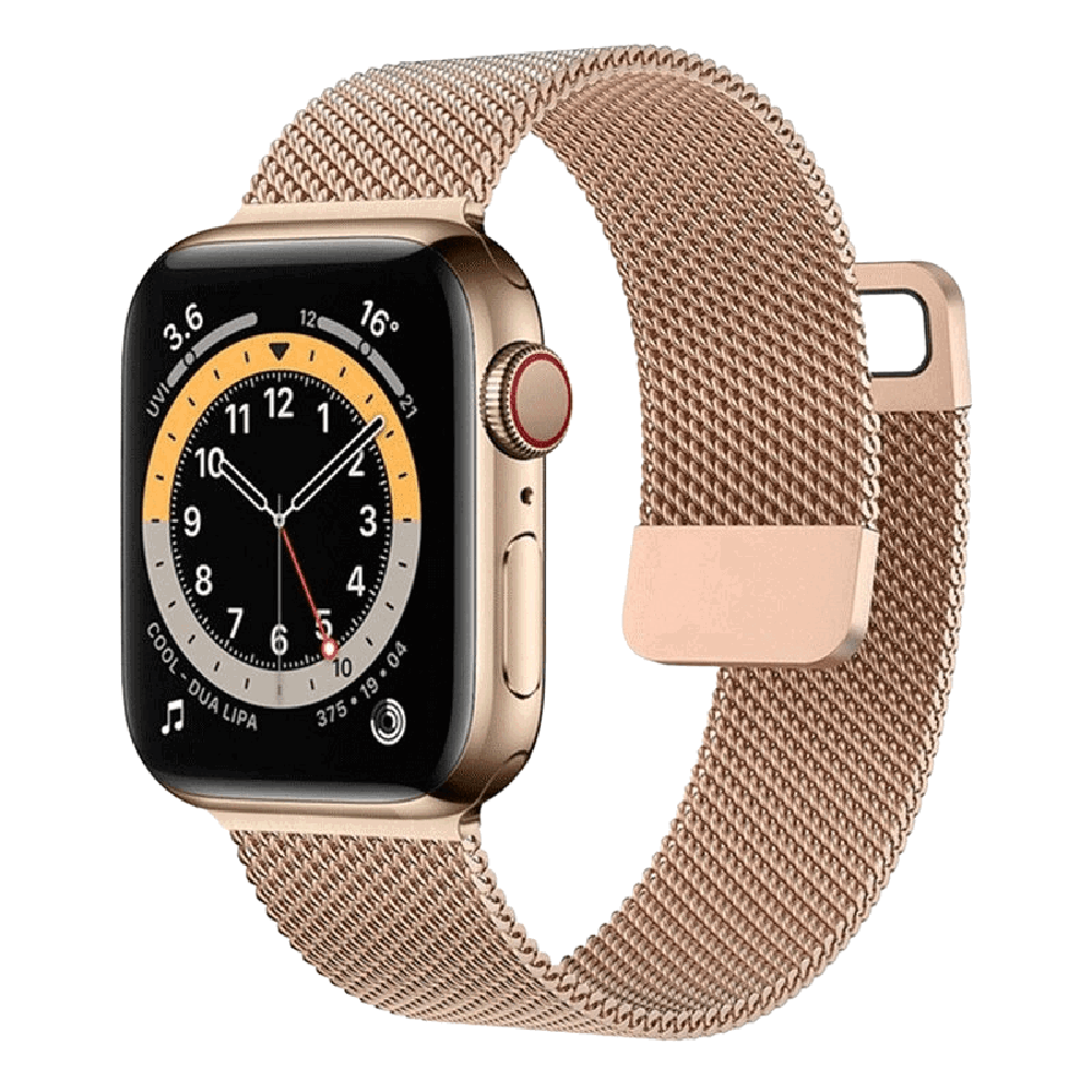 Magnetic Milanese Mesh Loop Strap Compatible with Apple Watch 38mm–49mm