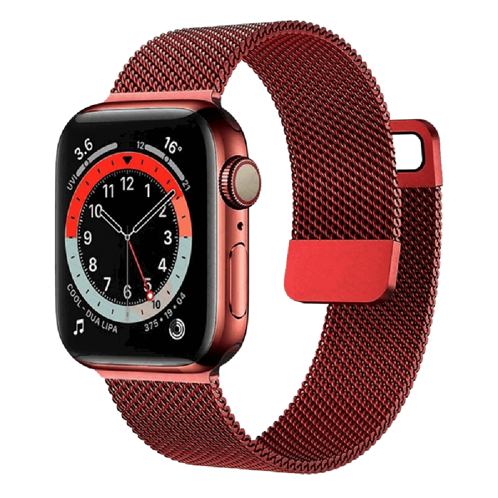 Magnetic Milanese Mesh Loop Strap Compatible with Apple Watch 38mm–49mm