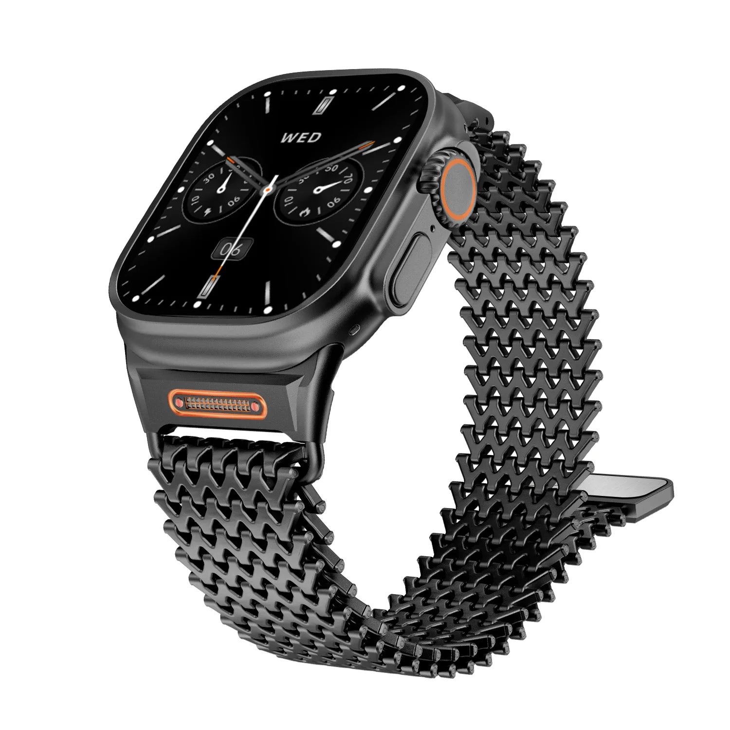 Milanese Magnetic Stainless Steel Band Compatible with Apple Watch-Tivra-Viva Timepiece
