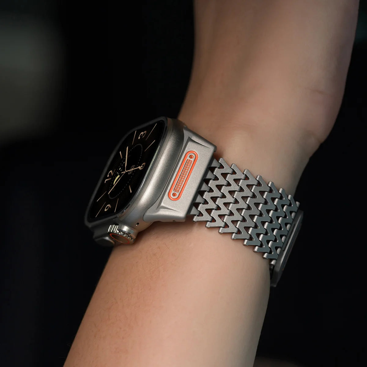 Milanese Magnetic Stainless Steel Band Compatible with Apple Watch-Tivra-Viva Timepiece