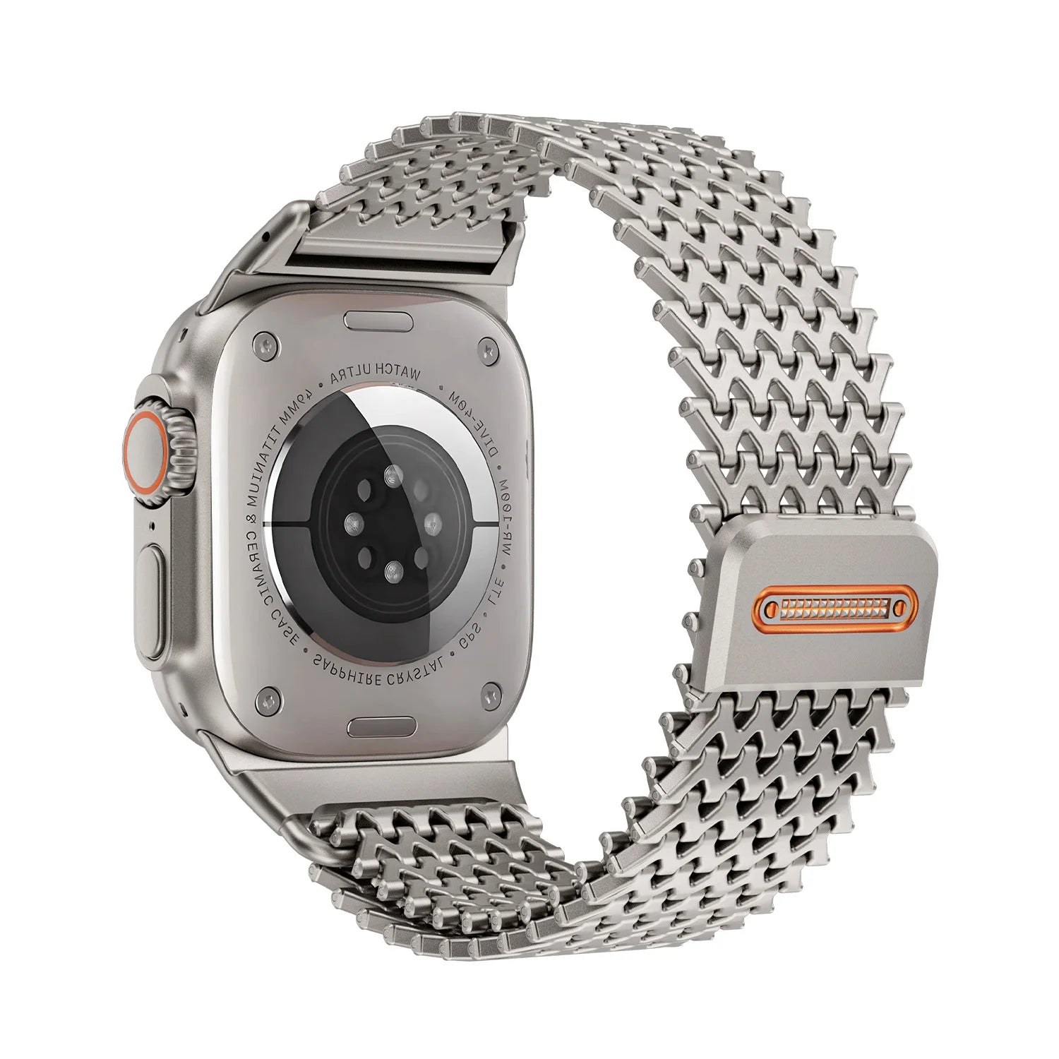 Milanese Magnetic Stainless Steel Band Compatible with Apple Watch-Tivra-Viva Timepiece