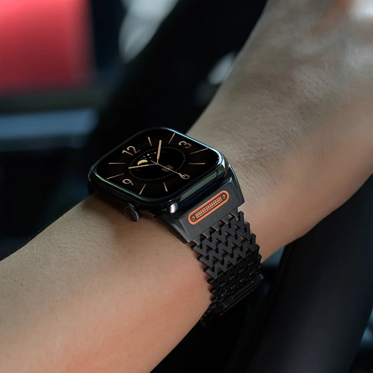 Milanese Magnetic Stainless Steel Band Compatible with Apple Watch-Tivra-Viva Timepiece
