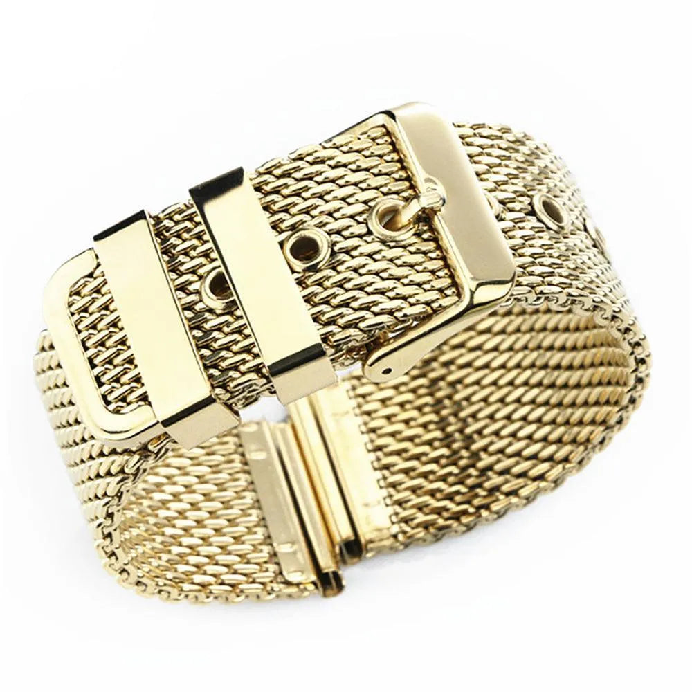 Milanese Stainless Steel Mesh Strap – Ultra Thin Pin Buckle Band-VivaStraps-Viva Timepiece