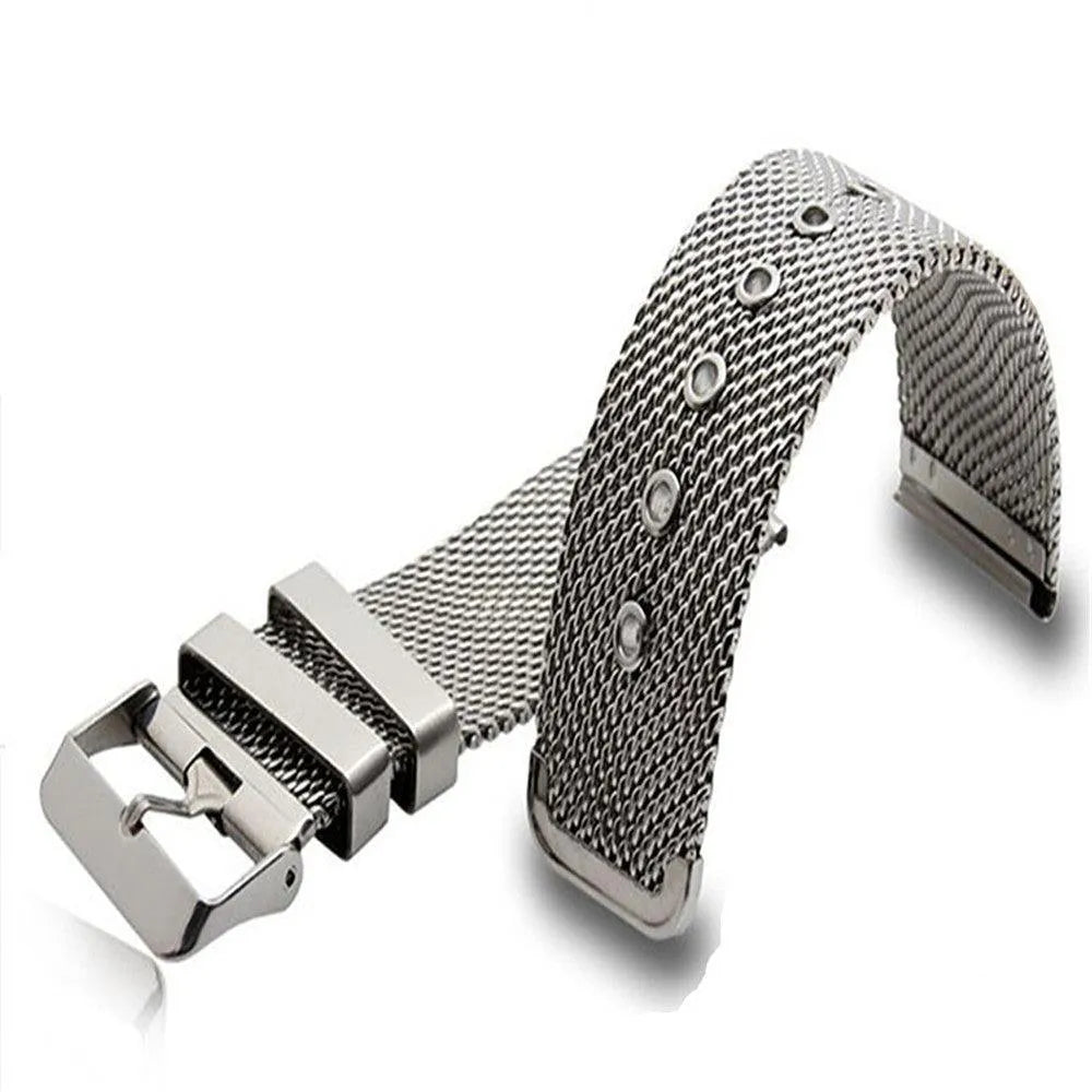 Milanese Stainless Steel Mesh Strap – Ultra Thin Pin Buckle Band-VivaStraps-Viva Timepiece