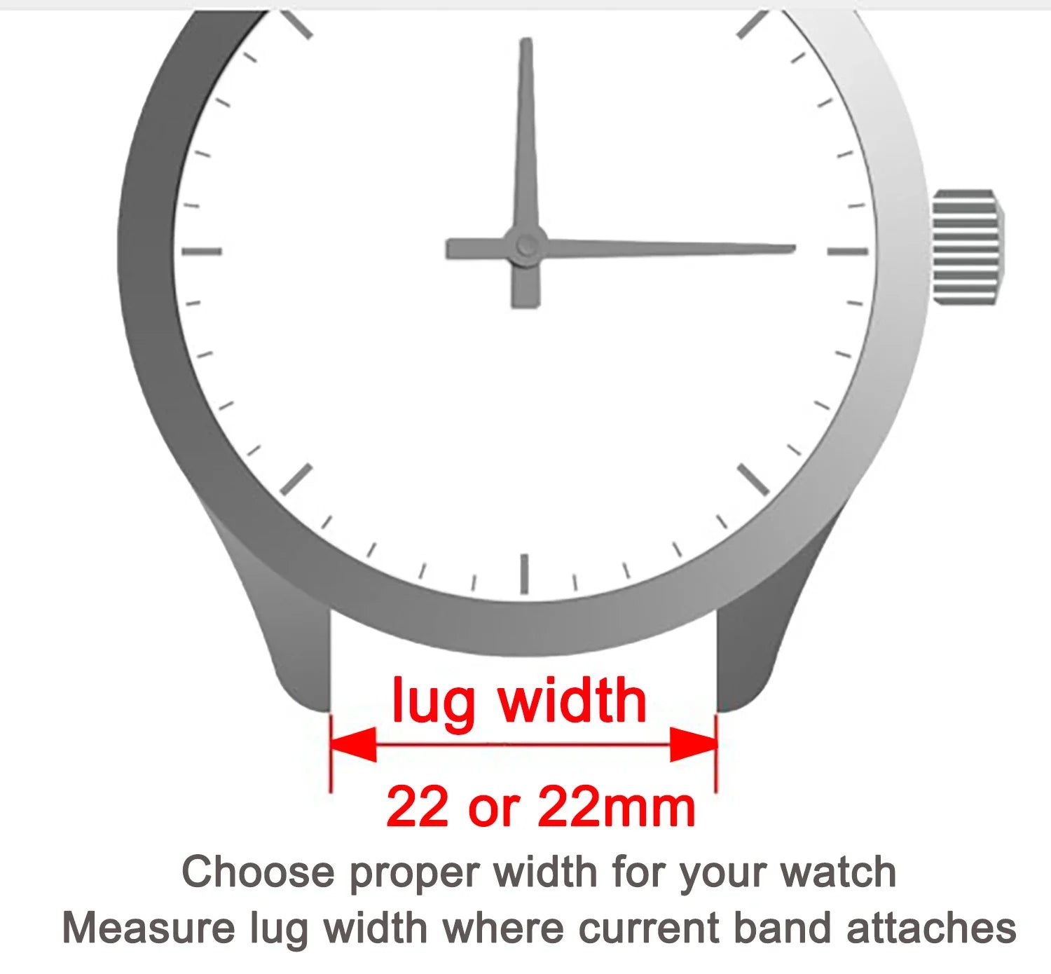 Multi-Link Solid Stainless Steel Watch Band with Curved & Flat End Links-ChronoCraft-Viva Timepiece