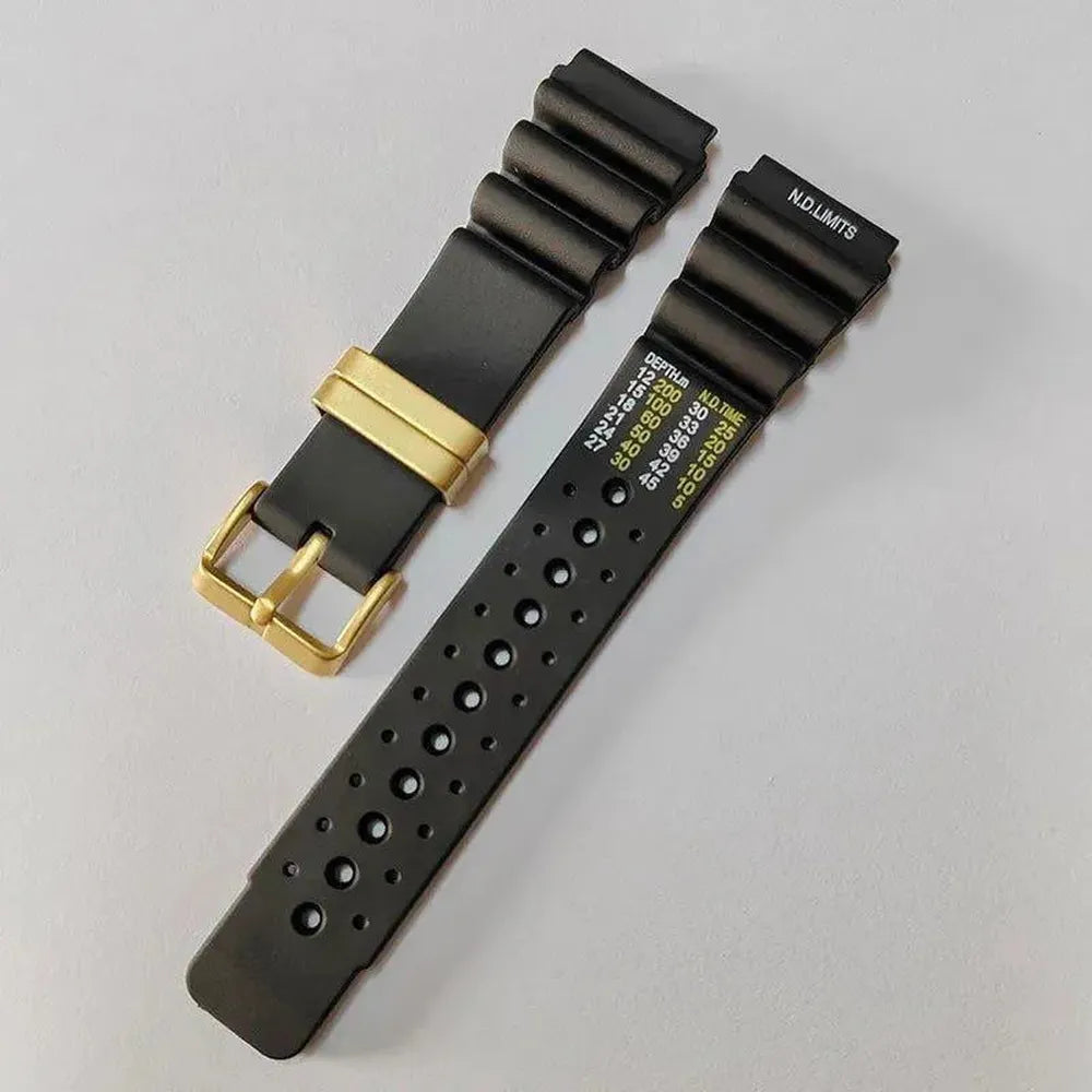 ND-Style Diver Rubber Watch Strap – 20mm / 22mm / 24mm-VivaStraps-Viva Timepiece