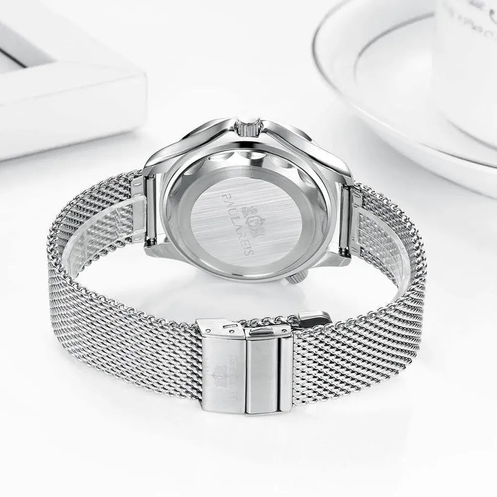 Ocean Diver Automatic Watch – Steel Bracelet 42mm-Paulareis-Viva Timepiece