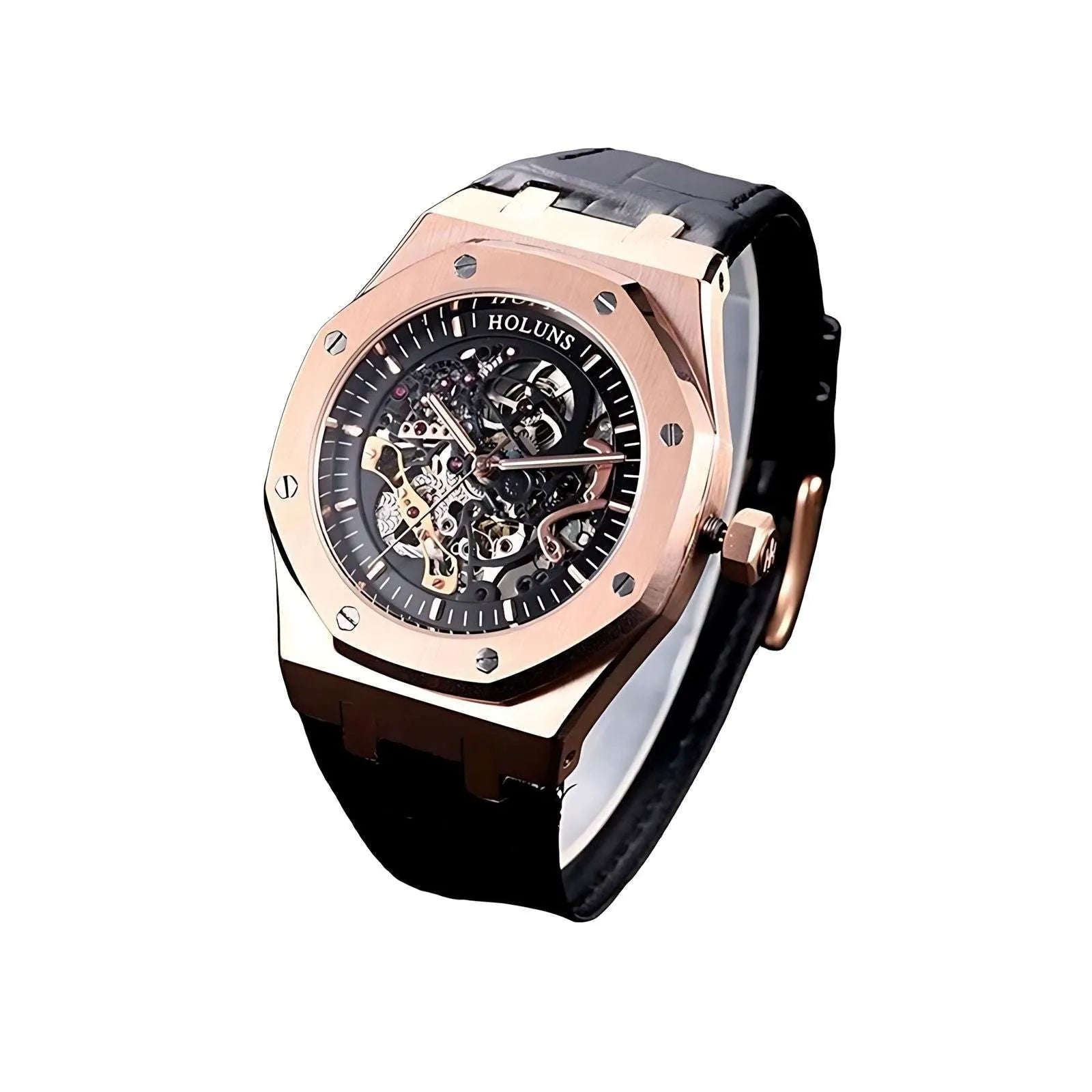 Octa Skeleton Automatic Watch – Openworked 42mm-Holuns-Viva Timepiece