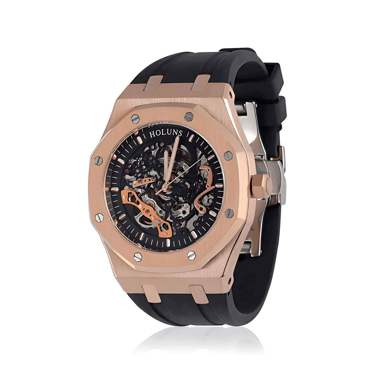 Octa Skeleton Automatic Watch – Openworked 42mm-Holuns-Viva Timepiece