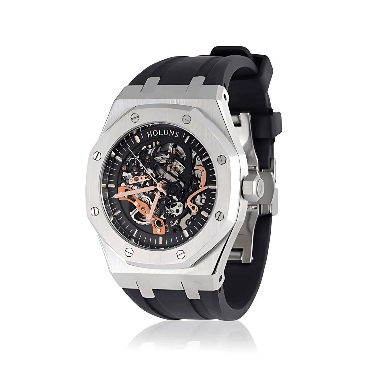 Octa Skeleton Automatic Watch – Openworked 42mm-Holuns-Viva Timepiece