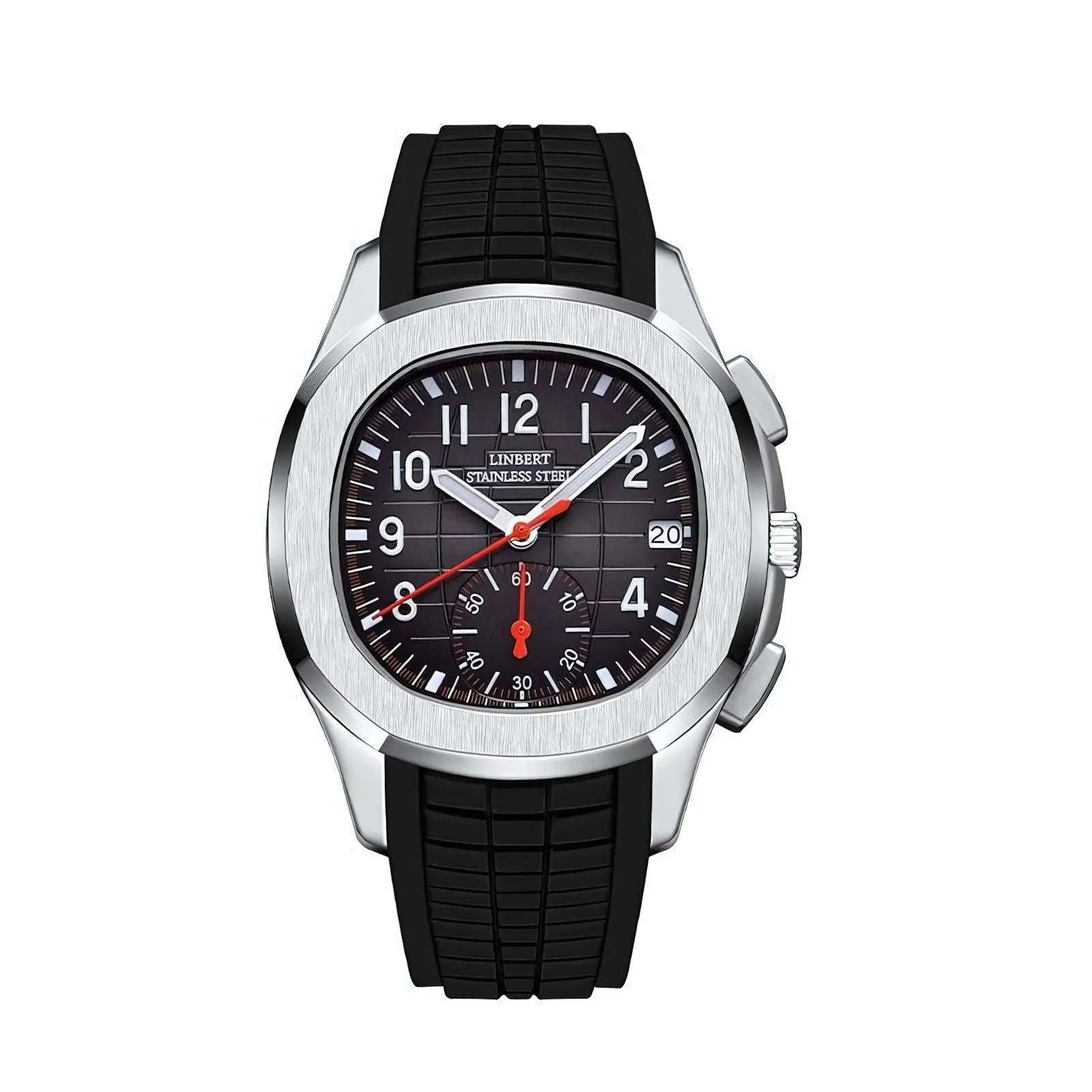 Octa Sport Chronograph Watch – Sapphire Rubber Strap-LINBERT-Viva Timepiece